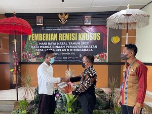 7 Napi di Lapas Singaraja Terima Remisi Natal 2022