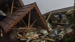 Rumah Roboh Gegara Angin Kencang di Banjarmasin