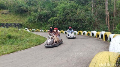 Serunya Menjajal Wisata Ekstrem Luge di Lugs Gravity Lembang