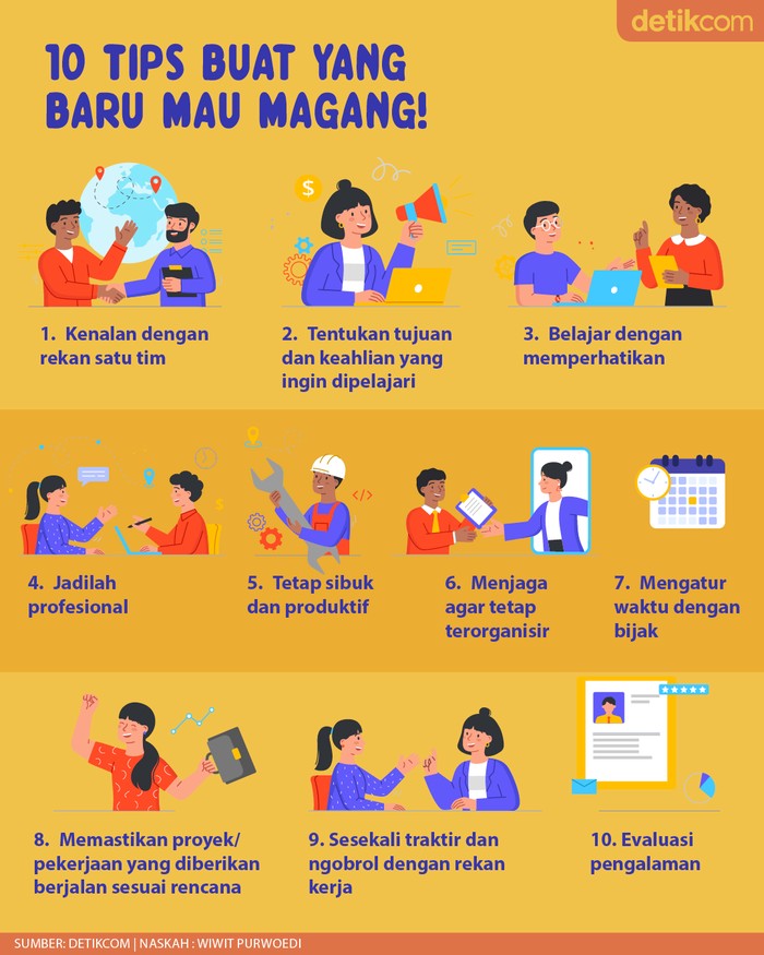 10 Tips Buat yang Baru Mau Magang 10 Tips Buat yang Baru Mau Magang