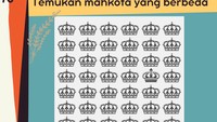 Ayo lebih teliti lagi dengan gambar mahkota di bawah ini. Foto: Fitriana Fatmawati/detikHealth