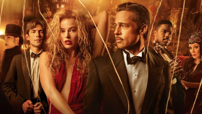Cuplikan Margot Robbie dan Diego Calva di Babylon.