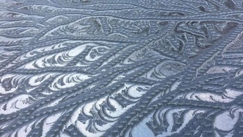 Pola salju yang begitu indah. Foto: Reddit