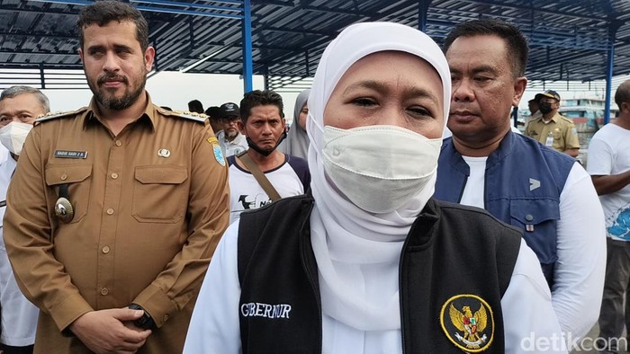 Gubernur Khofifah saat menghadiri Hari Nusantara di Kota Probolinggo