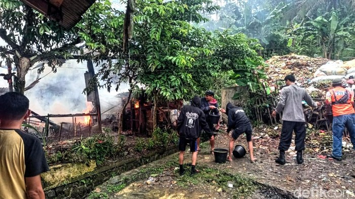 Kebakaran di Sukabumi