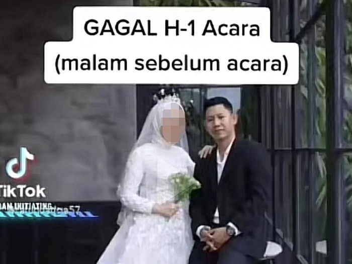 Kisah pria batal nikah viral di media sosial. Foto: Dok. TikTok @satuduatiga57. Kisah pria batal nikah viral di media sosial. Foto: Dok. TikTok @satuduatiga57.