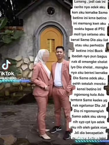 Kisah batal nikah viral di media sosial. Calon istri membentak calon mertua dan memeras calon suami.