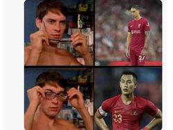 Meme Kocak Hansamu Kerasukan Nunez, Gagal Cetak Gol di Depan Gawang