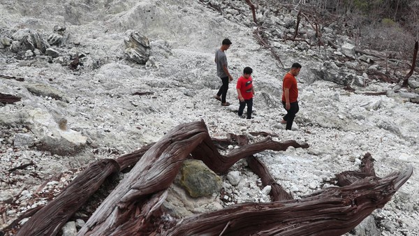 Wisatawan menikmati panorama di kawasan kawah gunung api Jaboi di Desa Jaboi, Sabang, Aceh. Sabang atau Pulau Weh berjarak 14 mil dari Kota Banda Aceh. Daerah ini memang banyak menyuguhkan objek wisata alam yang menarik untuk dikunjungi, seperti keindahan terumbu karang kawasan Pulau Rubiah, baik snorkeling maupun diving. Irwansyah Putra/Antara Foto Wisatawan menikmati panorama di kawasan kawah gunung api Jaboi di Desa Jaboi, Sabang, Aceh. Sabang atau Pulau Weh berjarak 14 mil dari Kota Banda Aceh. Daerah ini memang banyak menyuguhkan objek wisata alam yang menarik untuk dikunjungi, seperti keindahan terumbu karang kawasan Pulau Rubiah, baik snorkeling maupun diving. Irwansyah Putra/Antara Foto