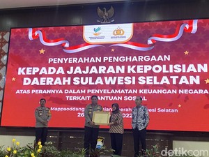 Mensos Beri Penghargaan Polda Sulsel Bongkar Korupsi Bansos BPNT Rp 25 M