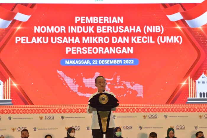 Menteri Investasi/Kepala BKPM Republik Indonesia Bahlil Lahadalia