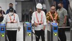 Momen Jokowi Pantau Langsung Proyek LRT Jabodebek