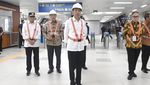 Momen Jokowi Pantau Langsung Proyek LRT Jabodebek
