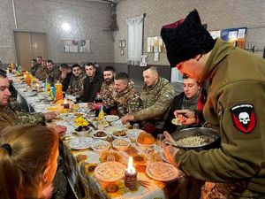 Momen Tentara Ukraina Rayakan Natal di Tempat Rahasia