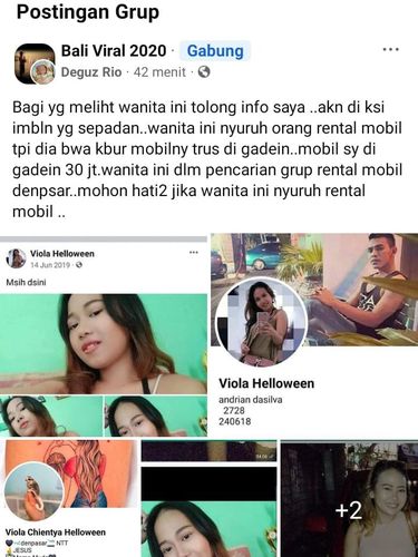 Penipu persewaan mobil di Bali