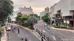 Potret Jalanan Surabaya yang Lengang Saat Libur Nataru