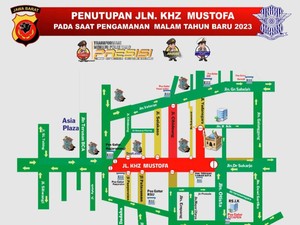 Catat! Rekayasa Lalin Saat Car Free Night Malam Tahun Baru di Tasik