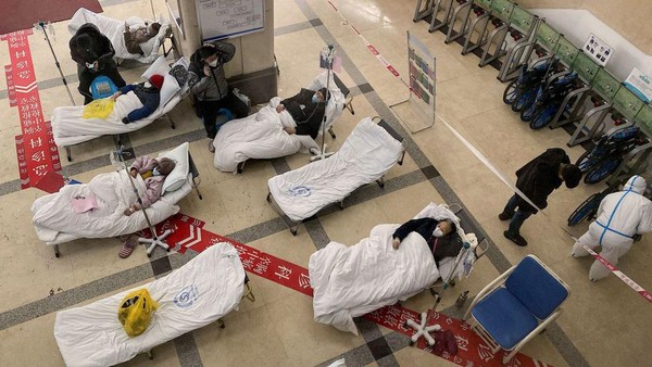 Potret Terkini RS di China Mulai Kewalahan Imbas Lonjakan COVID-19