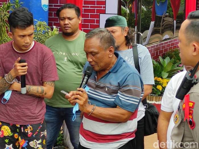 Tersangka penipuan dengan modus gendam di kawasan Pantura Kaligawe Kota Semarang, Senin (26/12/2022).