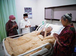 Wapres Maruf Besuk Try Sutrisno di RSPAD, Ungkap Kondisi Terkini