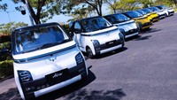 Ini dia posisi pertama yang menempati penjualan mobil listrik terlaris di Indonesia.  Si mungil Wuling Air ev dengan penjualan total sebanyak 5.921. Luthfi Anshori/detikcom
