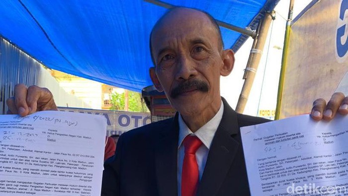 Arifin Purwanto, penasihat hukum Suyatno tersangka pupuk subsidi Madiun