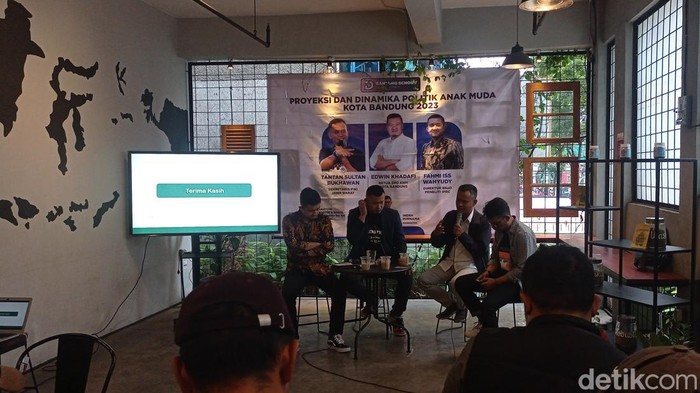 Diskusi potensi pemuda di politik 2024.