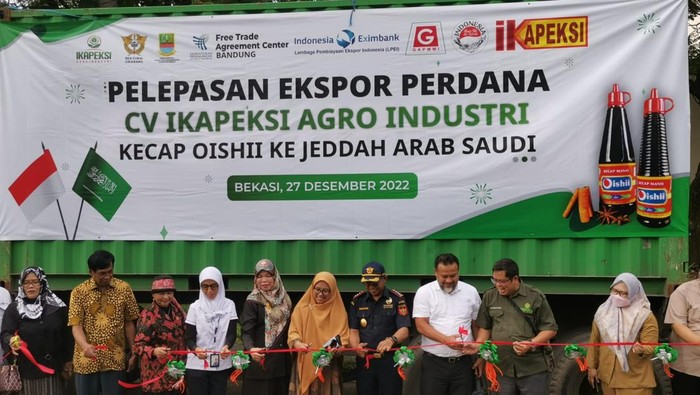 Ekspor kecap oishii asal Tambun ke Arab Saudi