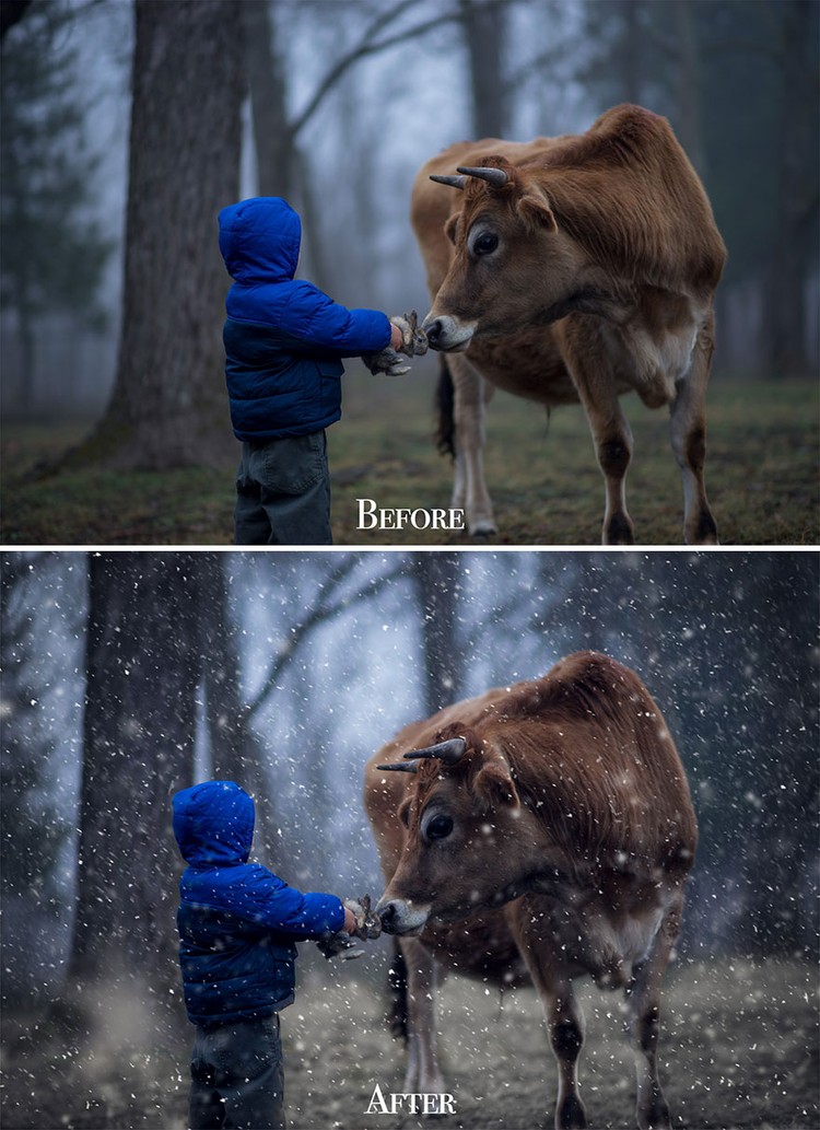 Foto Before After Diedit