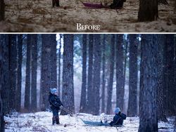 Foto Before After Diedit Bikin Tercengang