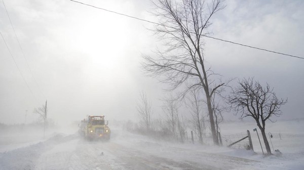 Kanada Dihantam Badai Salju, Suhu Capai -45 Derajat Celcius