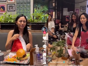 Momen Rachel Vennya hingga Fuji Makan di Karens Diner Jakarta