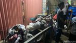Potret Lapak Pedagang Pasar Sentral Makassar Hangus Dilahap Si Jago Merah