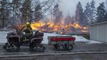 Gereja Kayu Kuno di Finlandia Terbakar