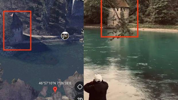 Lokasi Ridwan Kamil mengumandangkan Azan di tepi Sungai Aare