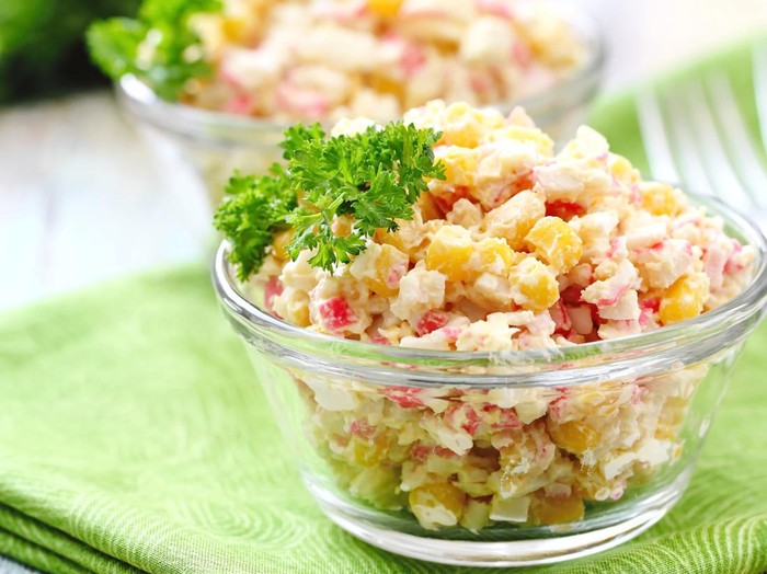 Resep Salad Jagung Manis Surimi, Segar Manis untuk Menu BBQ