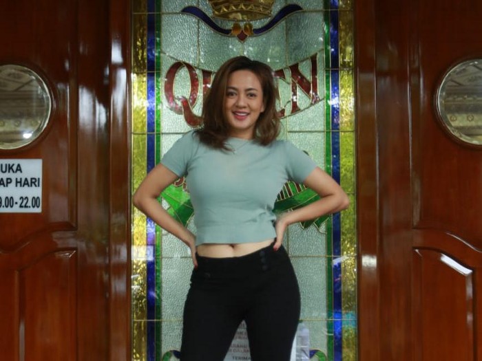 Yeyen Lidya saat ditemui di kawasan Sunter, Jakarta Utara.
