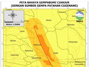 BMKG: Zona Bahaya Sesar Cugenang Cianjur Jadi 2,63 Kilometer