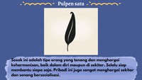 Untuk yang memilih pulpen yang pertama Anda merupakan sosok yang mencintai keharmonisan berhubungan.