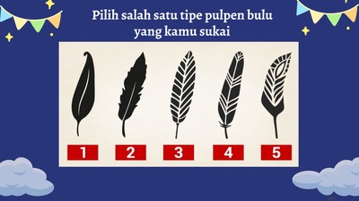 Membaca Karakteristik Diri Lewat Pulpen Bulu, Lihat Hasilnya di Sini