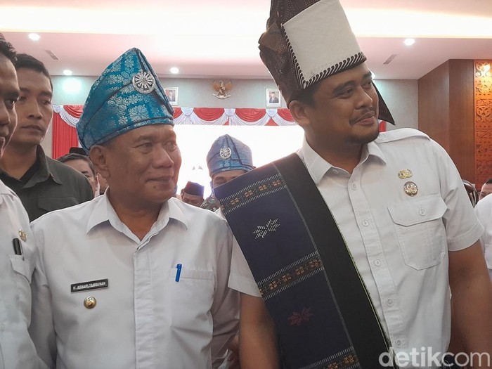 Bobby Nasution dan Ashari Tambunan (Nizar Aldi/detikSumut)
