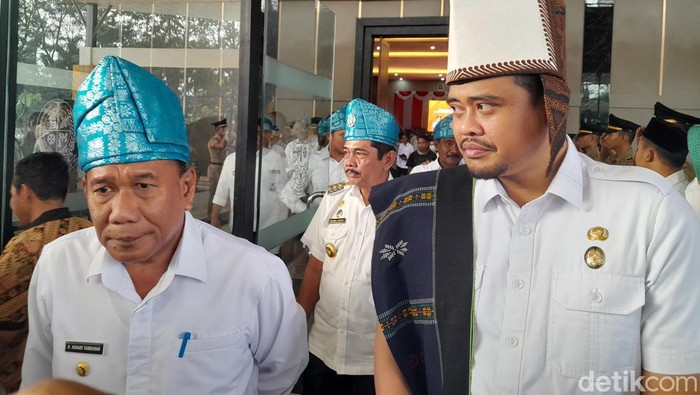 Bobby Nasution dan Ashari Tambunan (Nizar Aldi/detikSumut)