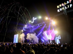 Agnez Mo-NOAH Sukses Meriahkan Festival Kerlap-Kerlip 2022