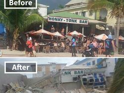 Mengerikan! Foto Sebelum dan Sesudah Terjangan Badai