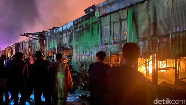 Kebakaran Pasar Sentral Makassar
