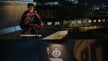 Mixue di Spider-ManFoto: Twitter