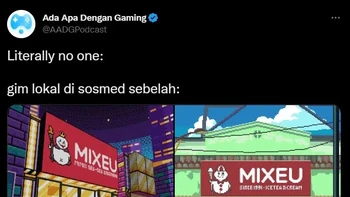 Mixue muncul di game. Foto: Twitter