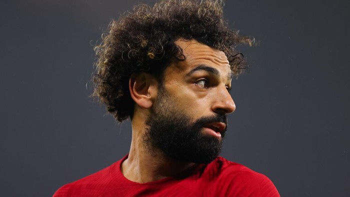 LONDON, ENGLAND - NOVEMBER 06:  Mohamed Salah of Liverpool during the Premier League match between Tottenham Hotspur and Liverpool FC at Tottenham Hotspur Stadium on November 6, 2022 in London, United Kingdom. (Photo by Marc Atkins/Getty Images)