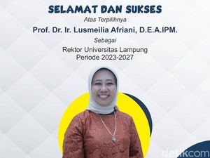 Prof Lusmeilia Terpilih Jadi Rektor Unila Gantikan Prof Karomani