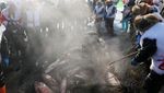 Saat Danau Beku di China Jadi Tempat Festival Memancing Ikan
